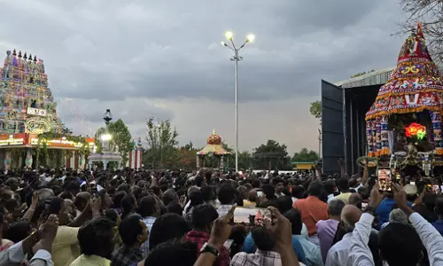 கோவை பாலமலை அரங்கநாதர் கோவிலில் தேரோட்டம்