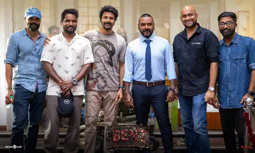 பென்ஸ் பட பூஜையில் கலந்துகொண்ட சிவகார்த்திகேயன்