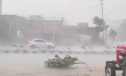 தருமபுரி அருகே இடி மின்னலுடன் 2-வது நாளாக கனமழை: விவசாயிகள்-பொதுமக்கள் மகிழ்ச்சி