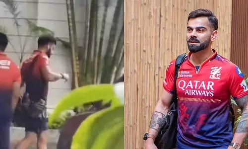 ஆர்சிபி அணியில் இணைந்த விராட் கோலி- வைரல் வீடியோ