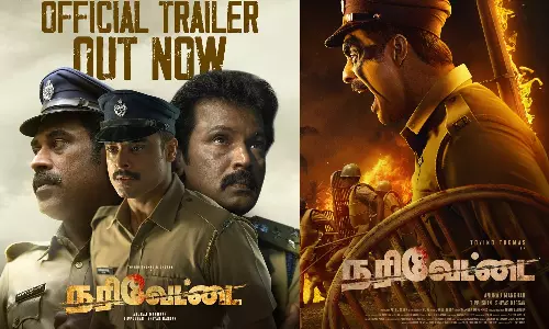 டொவினோ தாமஸ் நடித்த `நரிவேட்டை படத்தின் தமிழ் டிரெய்லர் வெளியீடு