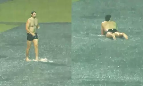 வீடியோ: Tim டேவிட் அல்ல.. Swim டேவிட்.. ஸ்டேடியத்தில் நீந்தி விளையாடிய ஆர்சிபி வீரர்