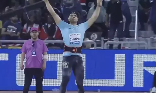 டயமண்ட் லீக் ஈட்டி எறிதல் போட்டி: புதிய சாதனை படைத்தார் நீரஜ் சோப்ரா