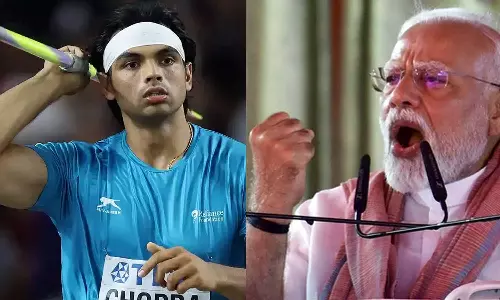 90.23 மீட்டர் எறிந்து சாதனை: சொன்னதை செய்த நீரஜ் சோப்ராவுக்கு பிரதமர் மோடி பாராட்டு