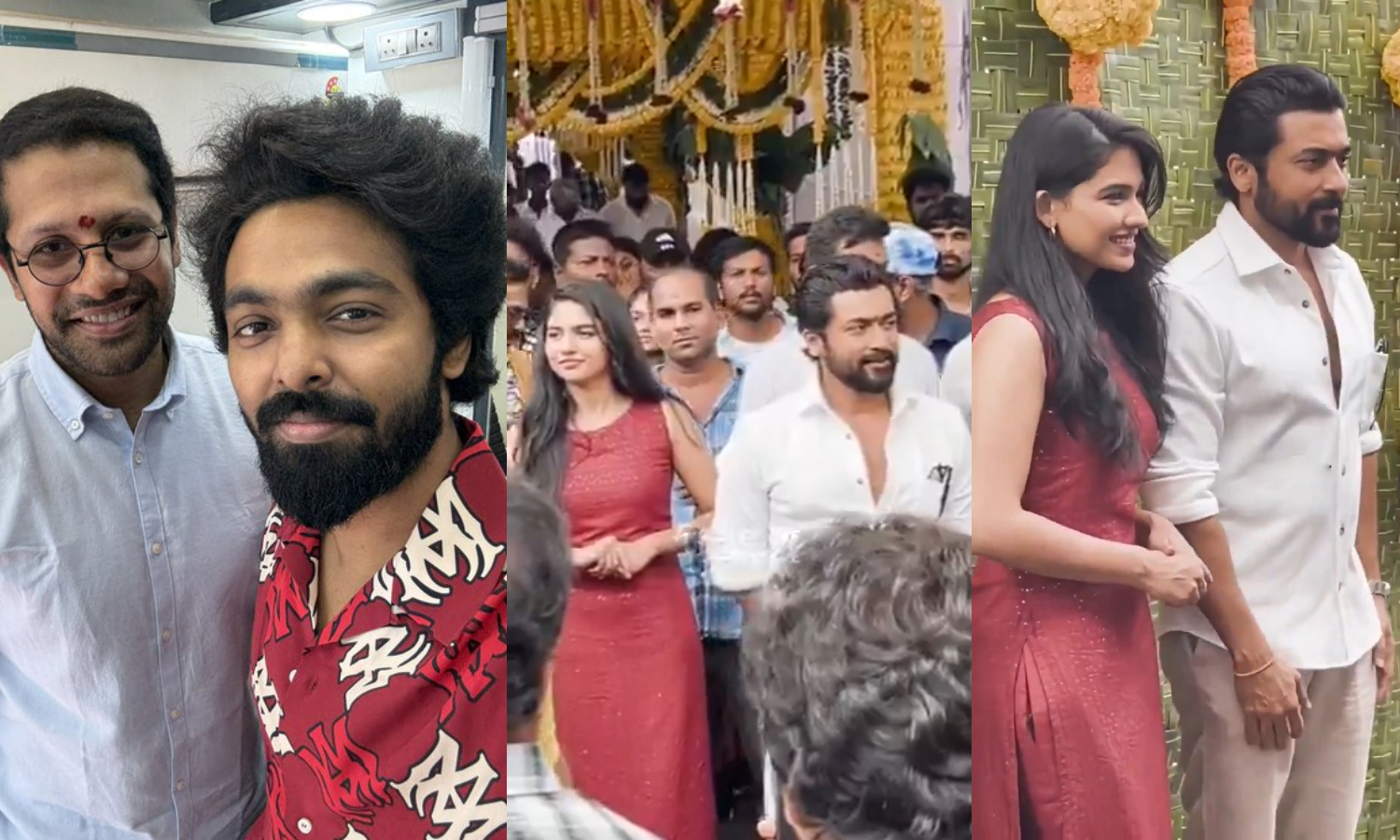 சூர்யா - மமிதா பைஜு காம்போ - சூர்யா 46 பட பூஜை விழா தொடக்கம்