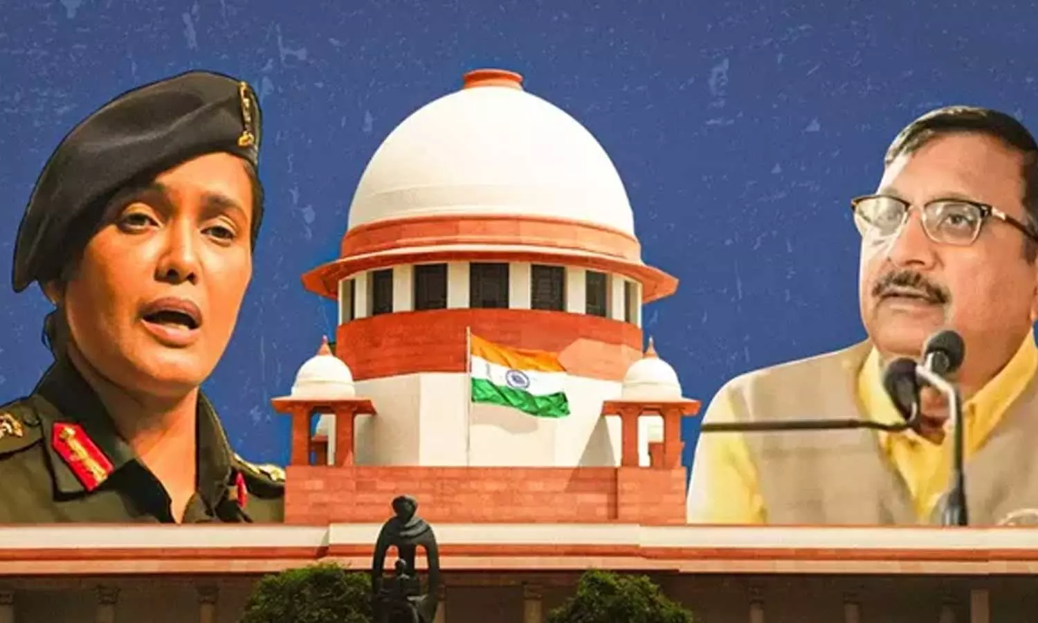 சோபியா குரேஷியை இழிவாக பேசிய அமைச்சர்: மன்னிப்பை ஏற்க முடியாது என உச்சநீதிமன்றம் காட்டம்..! சோபியா குரேஷியை இழிவாக பேசிய அமைச்சர்: மன்னிப்பை ஏற்க முடியாது என உச்சநீதிமன்றம் காட்டம்..!