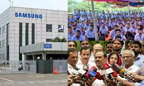 சாம்சங் தொழிலாளர்கள் சம்பள உயர்வு- முத்தரப்பு பேச்சுவார்த்தையில் உடன்பாடு