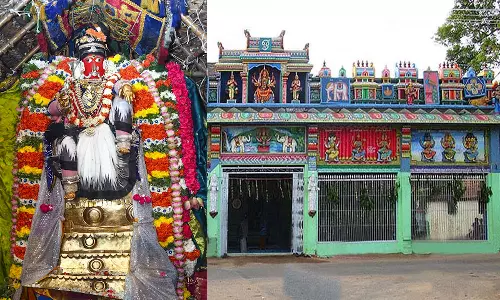 திருவையாறு ஆகாச மாரியம்மன் கோவிலில் பால்குட விழா