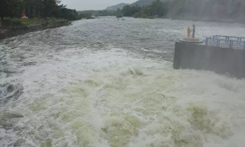 தென்பெண்ணையாற்றில் சீறிப்பாயும் வெள்ளம் - கரையோர மக்களுக்கு வெள்ள அபாய எச்சரிக்கை