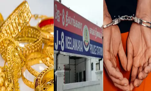 கொட்டிவாக்கத்தில் 60 சவரன் நகை கொள்ளையடிக்கப்பட்ட விவகாரம் - லக்னோவில் மாயமான தம்பதி கைது