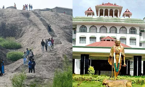 திண்டுக்கல் மலைக்கோட்டை அருகே அலங்கார நுழைவு வாயில் விவகாரம் - கலெக்டருக்கு ஐகோர்ட் நோட்டீஸ்