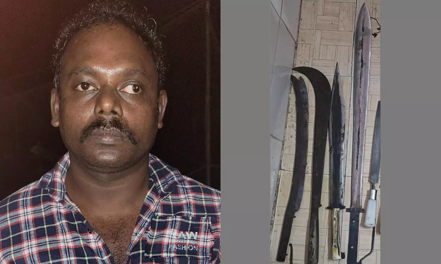 பிரபல ரவுடி துப்பாக்கி முனையில் கைது