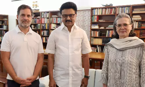 சோனியா, ராகுலுடன் சந்திப்பு- குடும்பத்துடன் இருப்பது போன்ற உணர்வு: முதலமைச்சர் மு.க.ஸ்டாலின்