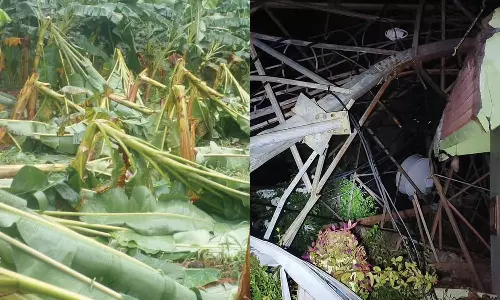 குமரி முழுவதும் கொட்டி தீர்த்த கனமழை - கிராமங்கள் இருளில் மூழ்கியதால் பொதுமக்கள் அவதி