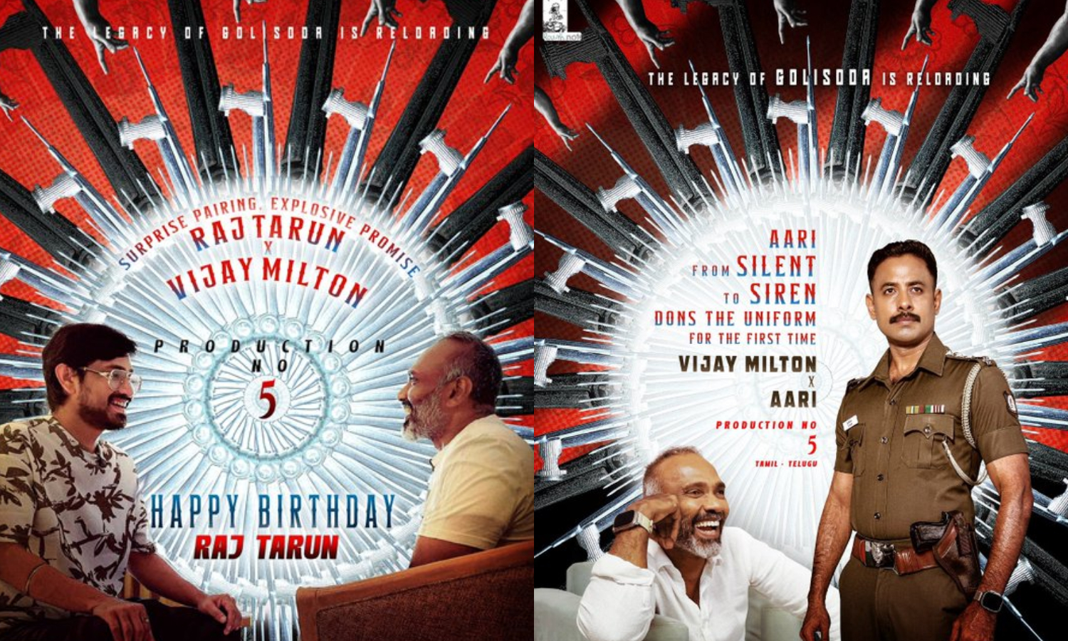 Silent to Siren : விஜய் மில்டன் படத்தில்  ஆரியின் புதிய அவதாரம்