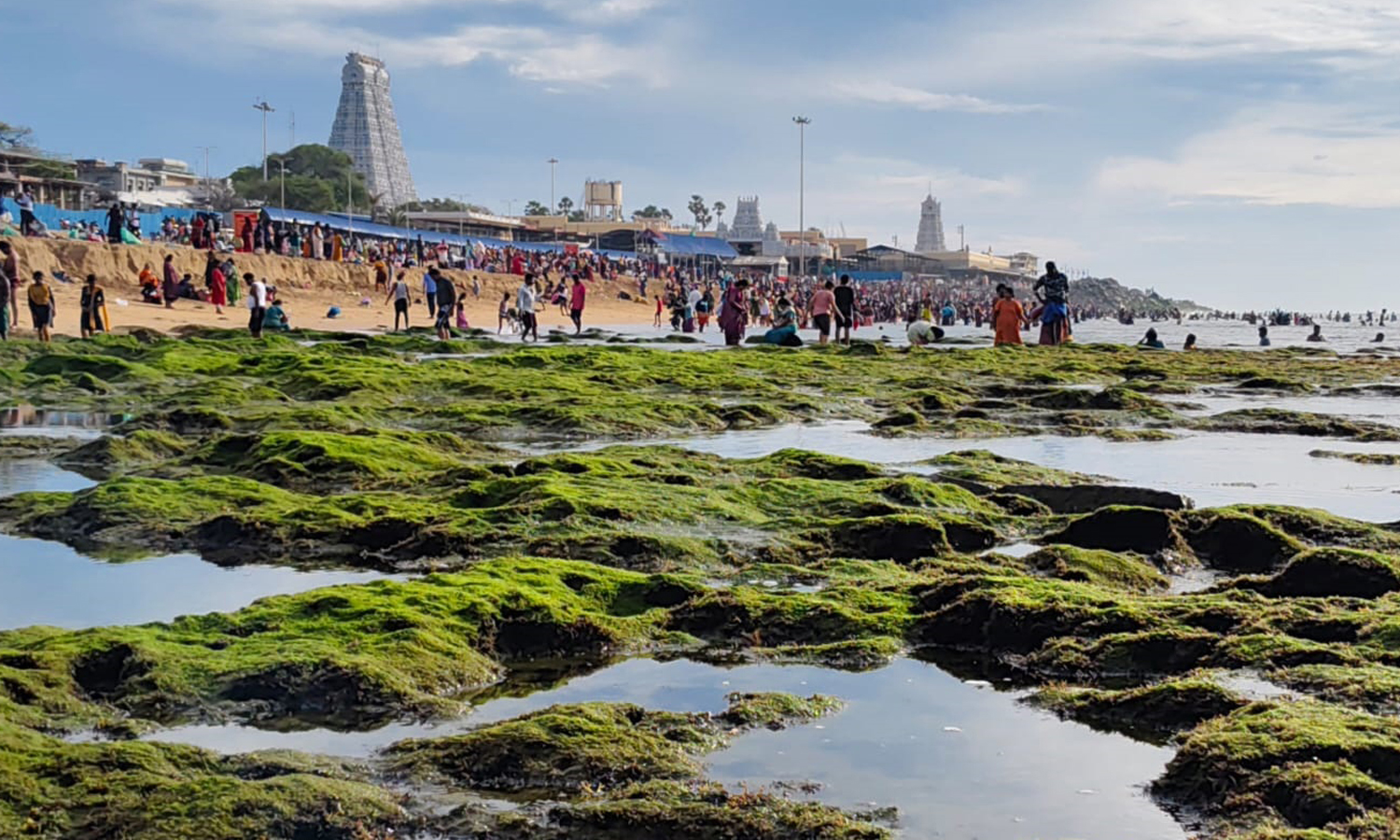 திருச்செந்தூர் கடல் 60 அடி உள்வாங்கியது