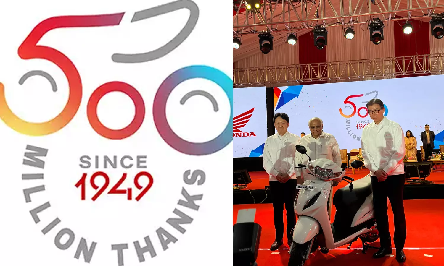 உலகளவில் 50 கோடி இருசக்கர வாகனங்கள் உற்பத்தி- வரலாற்று சாதனை படைத்த ஹோண்டா உலகளவில் 50 கோடி இருசக்கர வாகனங்கள் உற்பத்தி- வரலாற்று சாதனை படைத்த ஹோண்டா