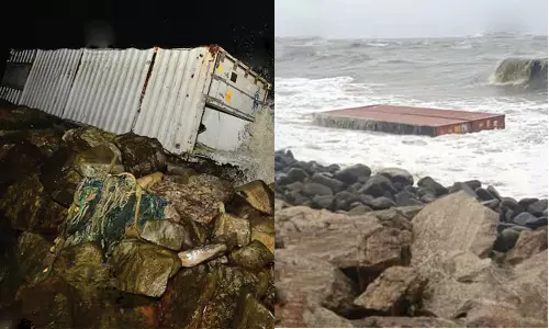 கொல்லம் கடற்கரையில் கரை ஒதுங்கும் ரசாயன கண்டெய்னர்கள் - கரையோர மக்களுக்கு எச்சரிக்கை