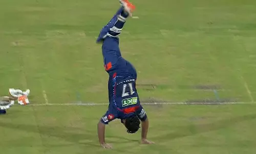 சதம் அடித்ததும் பல்டி அடித்து கொண்டாடிய ரிஷப் பண்ட்: வைரலாகும் வீடியோ