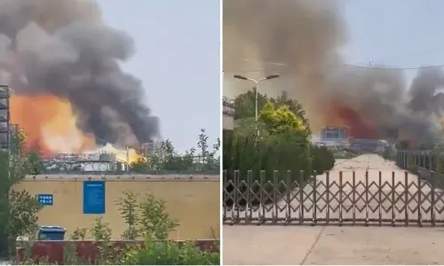 சீனாவில் சோகம்: ரசாயன தொழிற்சாலையில் ஏற்பட்ட வெடிவிபத்தில் சிக்கி 5 பேர் பலி