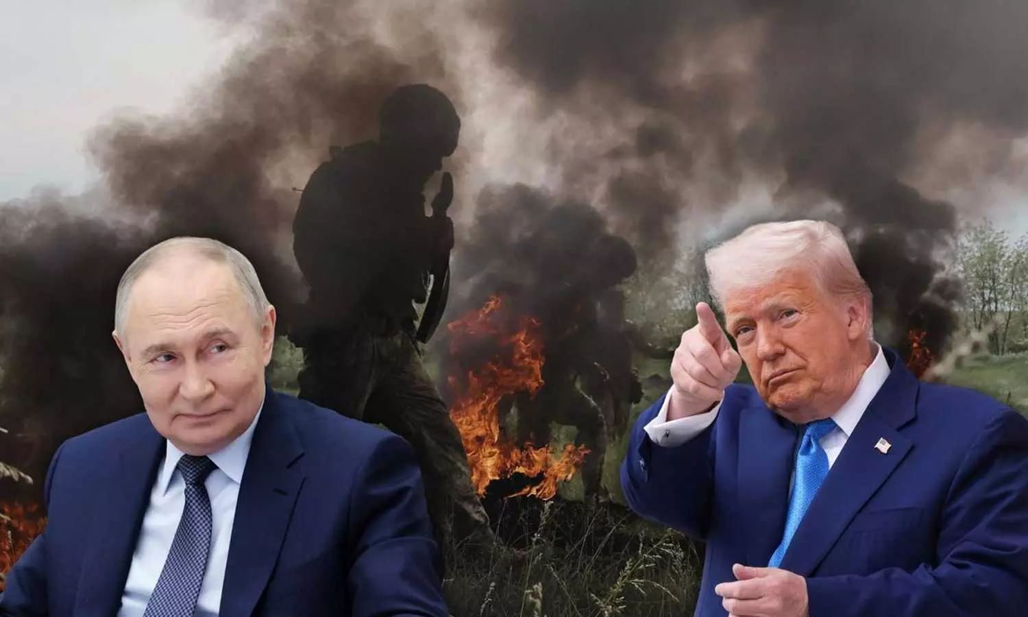 ரஷிய அதிபர் புதின் நெருப்போடு விளையாடுகிறார் - டிரம்ப் எச்சரிக்கை
