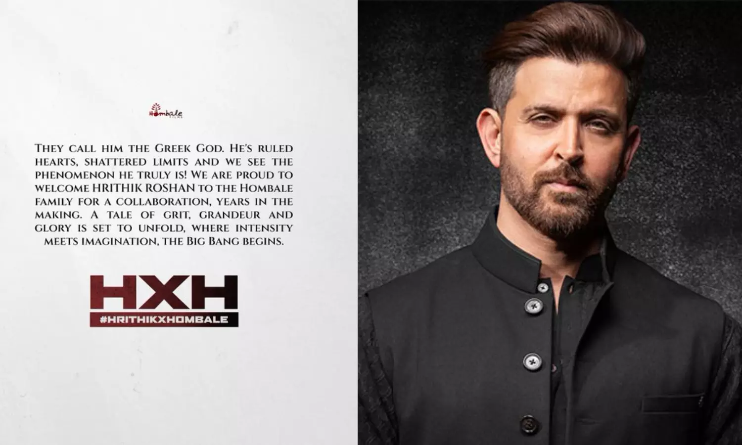 K.G.F தயாரிப்பு நிறுவனத்துடன் இணையும் ஹிரித்திக் ரோஷன்