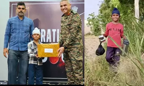 ஆபரேஷன் சிந்தூரின்போது ராணுவ வீரர்களின் தாகம் தீர்த்த 10 வயது சிறுவனுக்கு பரிசளித்த ராணுவம்