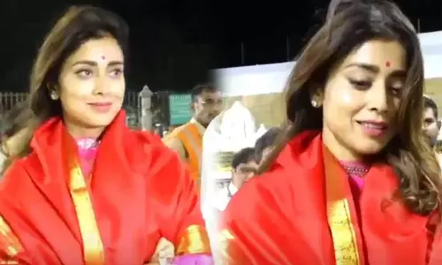 திருப்பதி ஏழுமலையான் கோவிலில் நடிகை ஸ்ரேயா தரிசனம்