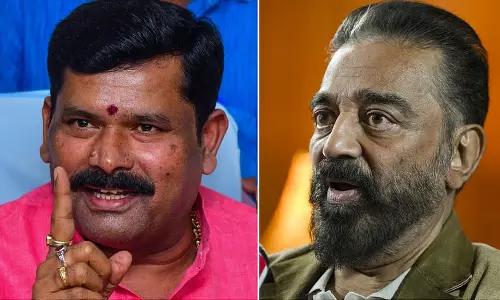 தக் லைஃப் படத்திற்கு சிக்கல்? மன்னிப்பு கேட்காவிட்டால் கமல்ஹாசன் படத்திற்கு தடை- கர்நாடக அமைச்சர் எச்சரிக்கை