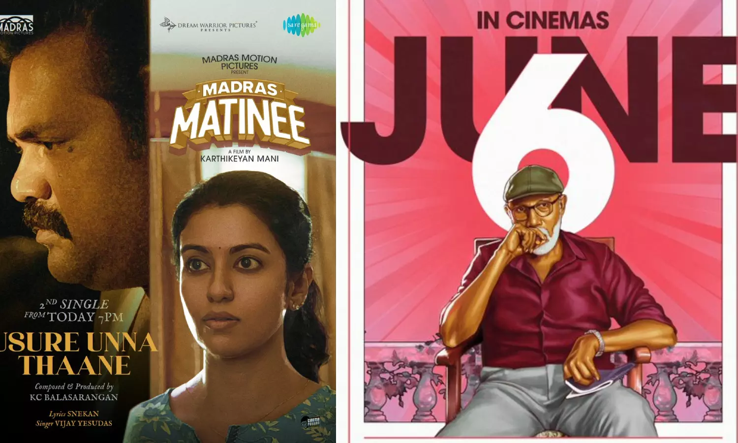 மெட்ராஸ் மேட்னி படத்தின் செகண்ட் சிங்கிள் இன்று மாலை வெளியீடு