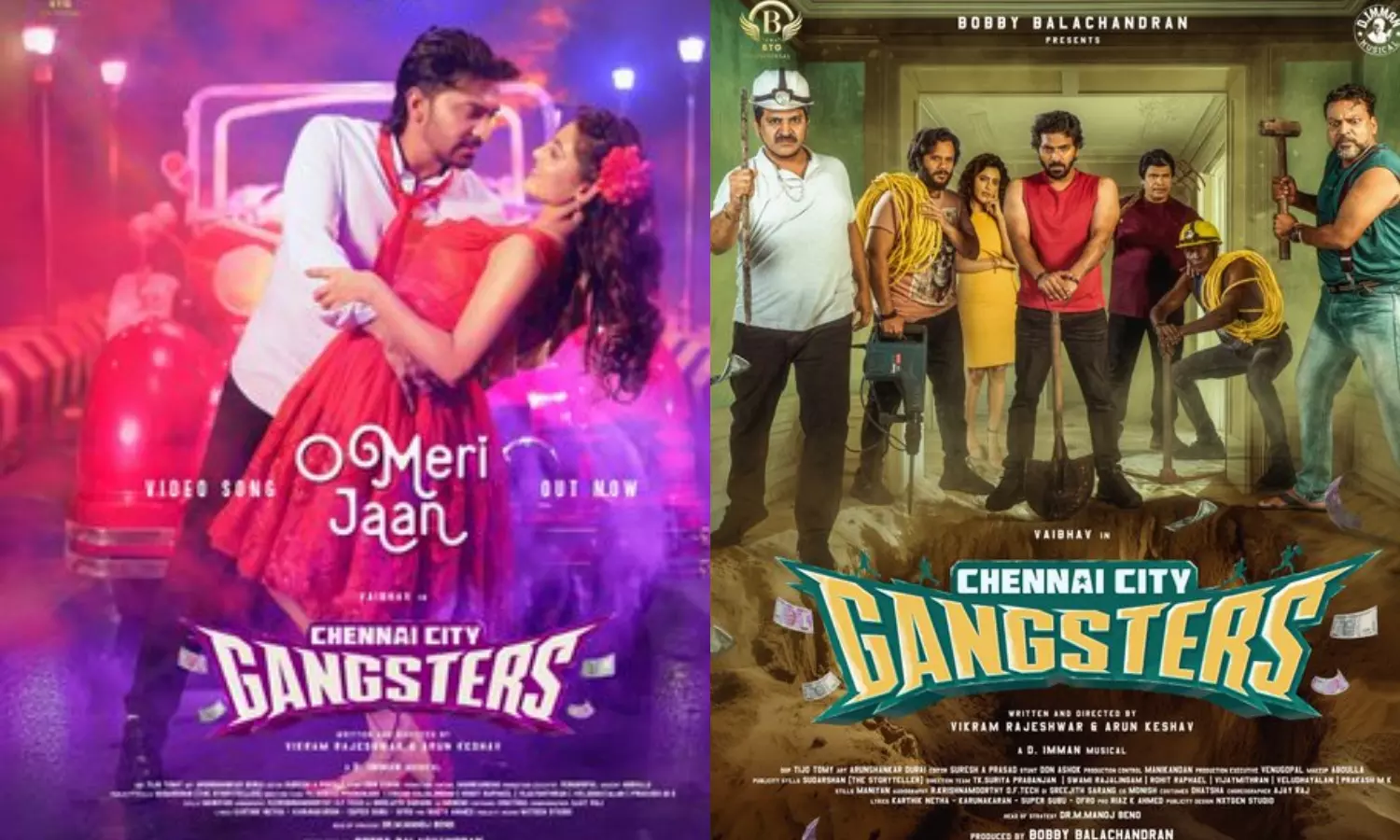 `சென்னை சிட்டி கேங்ஸ்டர்ஸ் படத்தின் O Meri Jaan வீடியோ பாடல் ரிலீஸ்