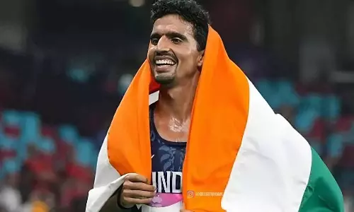 ஆசிய தடகள போட்டி: 2-வது தங்கப்பதக்கம் வென்ற இந்திய வீரர் குல்வீர் சிங்