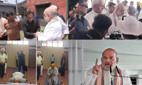 ஜம்மு-காஷ்மீரில் வளர்ச்சி நிறுத்தப்படாது: தீங்கு விளைவிப்பவர்களுக்கு தகுந்த பதிலடி கொடுக்கப்படும்- அமித் ஷா