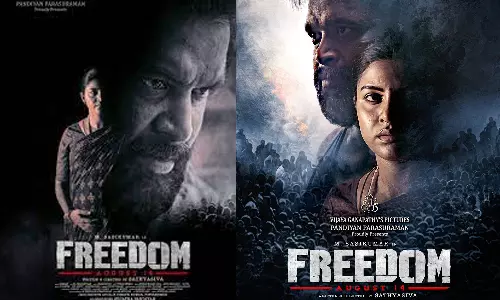 சசிகுமார் நடிக்கும் FREEDOM படத்தின் டீசர் வெளியாகும் தேதி அறிவிப்பு