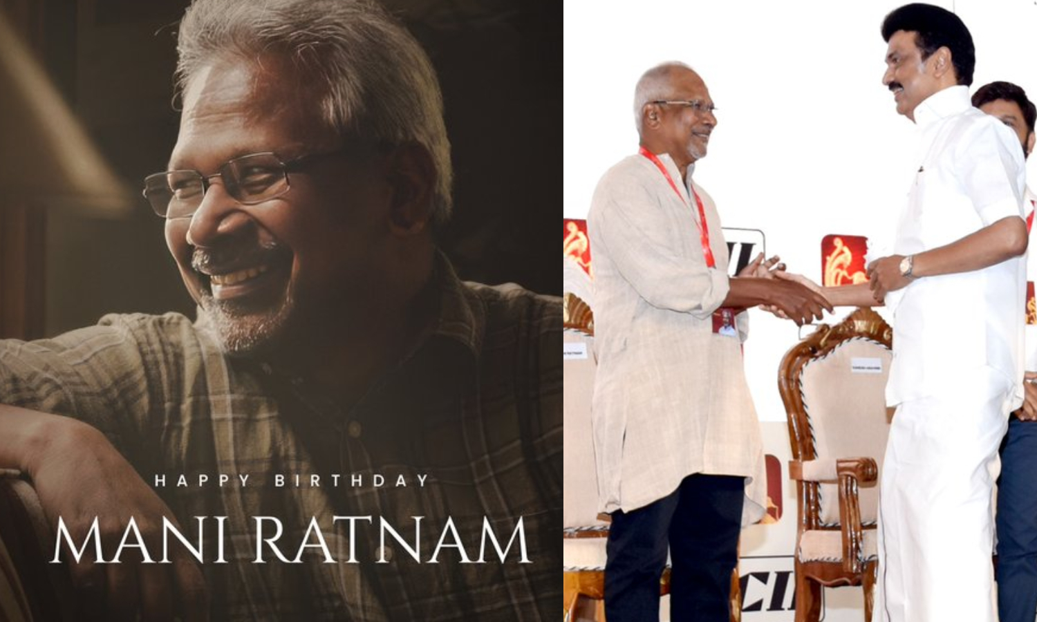 இந்திய சினிமாவின் இணையற்ற இயக்குநர் : மணிரத்னத்திற்கு முதலமைச்சர் பிறந்தநாள் வாழ்த்து