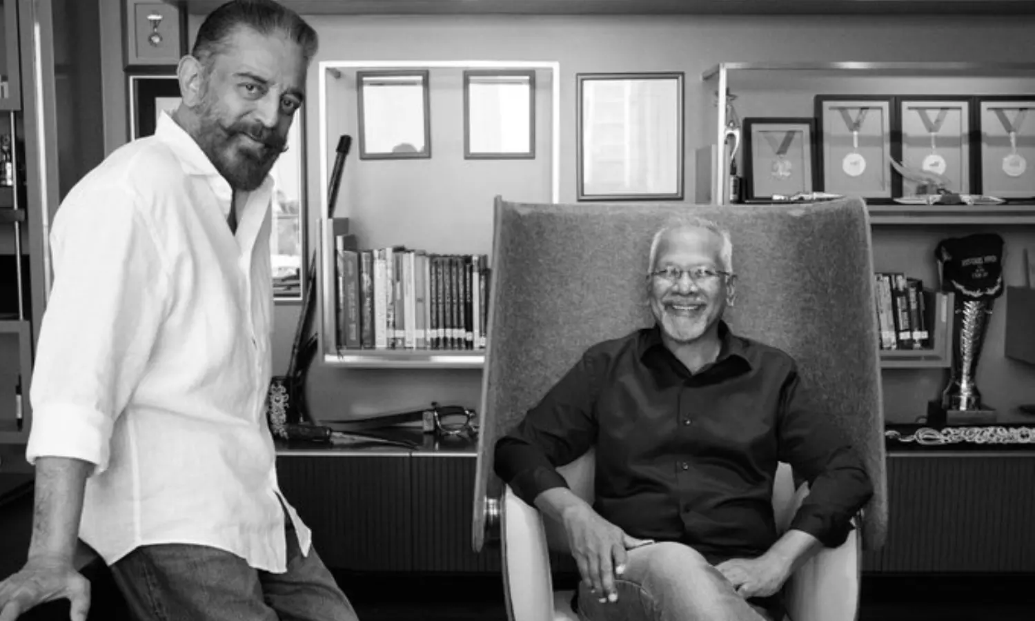 உங்களின் துணை எனக்கு பலம் கொடுத்துள்ளது - மணிரத்னத்திற்கு பிறந்தநாள் வாழ்த்து தெரிவித்த கமல்