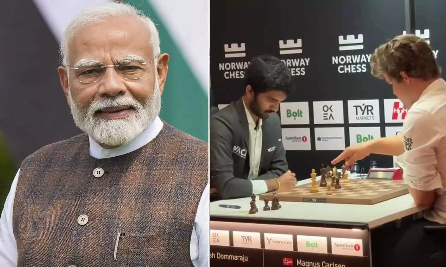 கார்ல்சனை வீழ்த்திய குகேஷ்- பிரதமர் மோடி வாழ்த்து