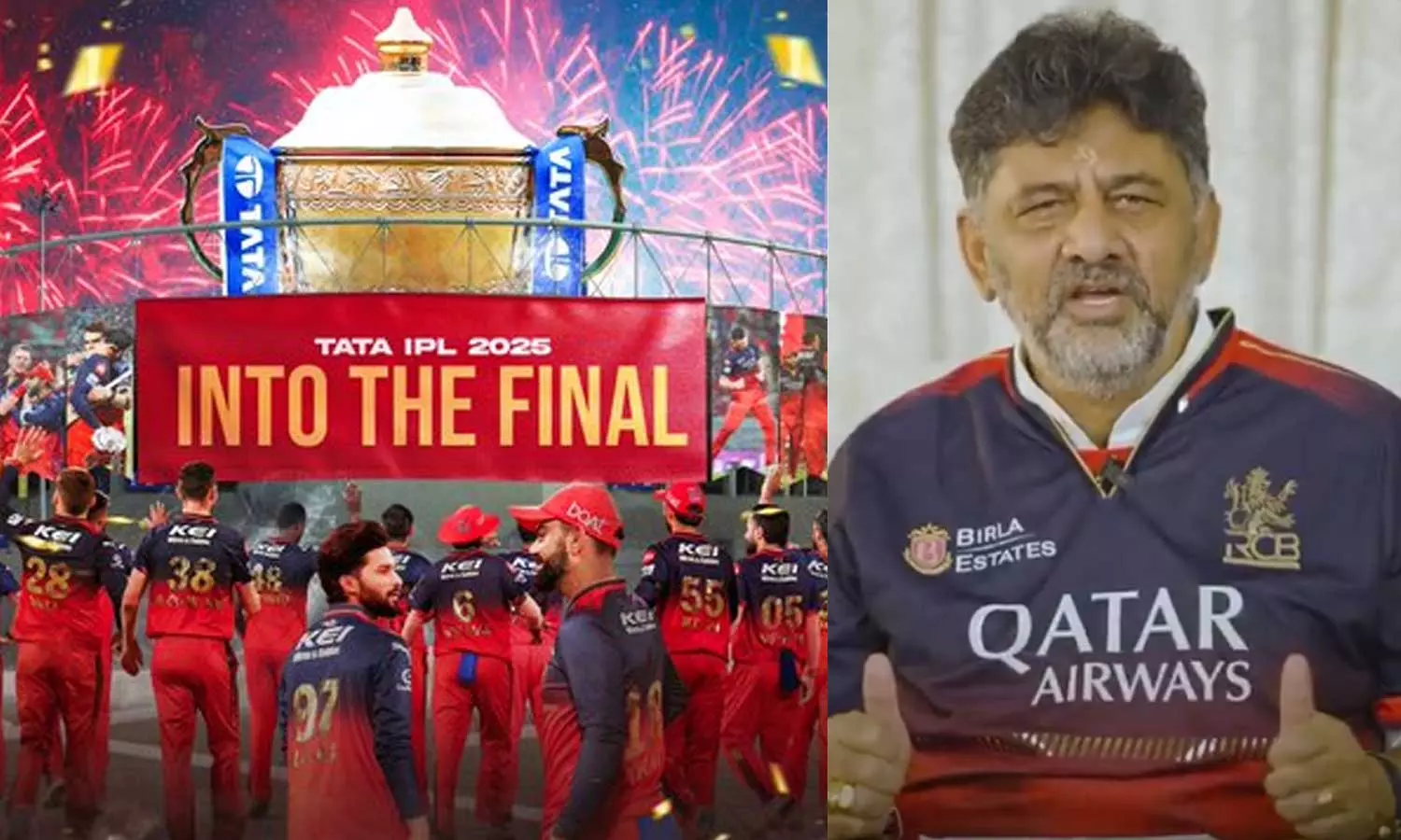 IPL கோப்பைக்காக காத்திருக்கிறோம்- வீடியோ வெளியிட்டு RCB அணிக்கு டி.கே.சிவக்குமார் வாழ்த்து