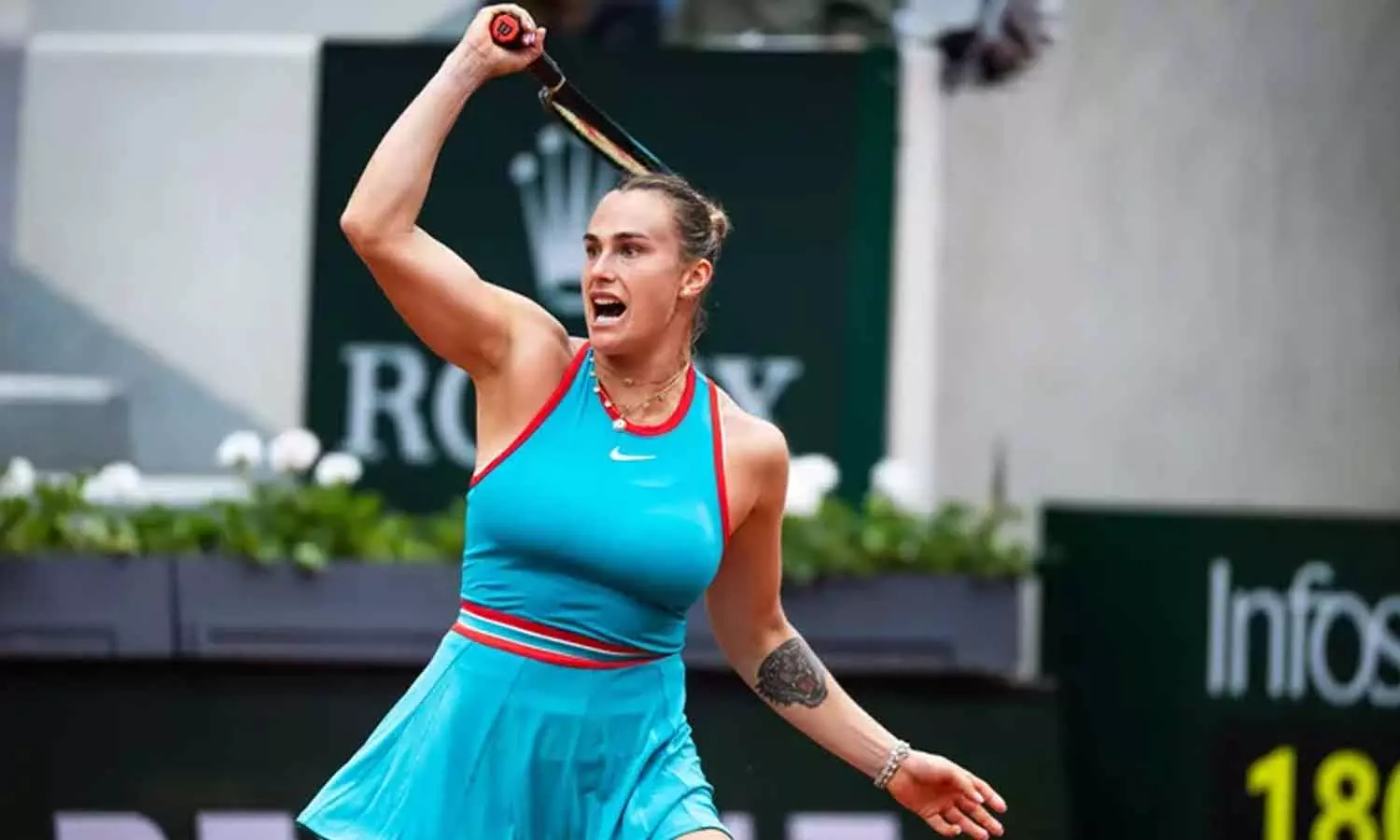 பிரெஞ்சு ஓபன் டென்னிஸ்: சபலென்கா அரையிறுதிக்கு முன்னேற்றம்