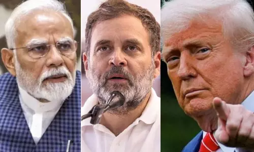 நரேந்தர் - சரண்டர் என்று டிரம்ப் சொன்னதும் போரை நிறுத்திய பிரதமர் மோடி - ராகுல் காந்தி தாக்கு