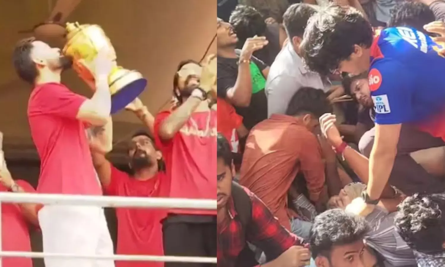 மனிதநேயம் எங்கே?.. சுற்றிலும் உயிரற்ற உடல்கள்.. உள்ளே கொண்டாட்டம் - ஆர்சிபி மீது வலுக்கும் கண்டனம் மனிதநேயம் எங்கே?.. சுற்றிலும் உயிரற்ற உடல்கள்.. உள்ளே கொண்டாட்டம் - ஆர்சிபி மீது வலுக்கும் கண்டனம்