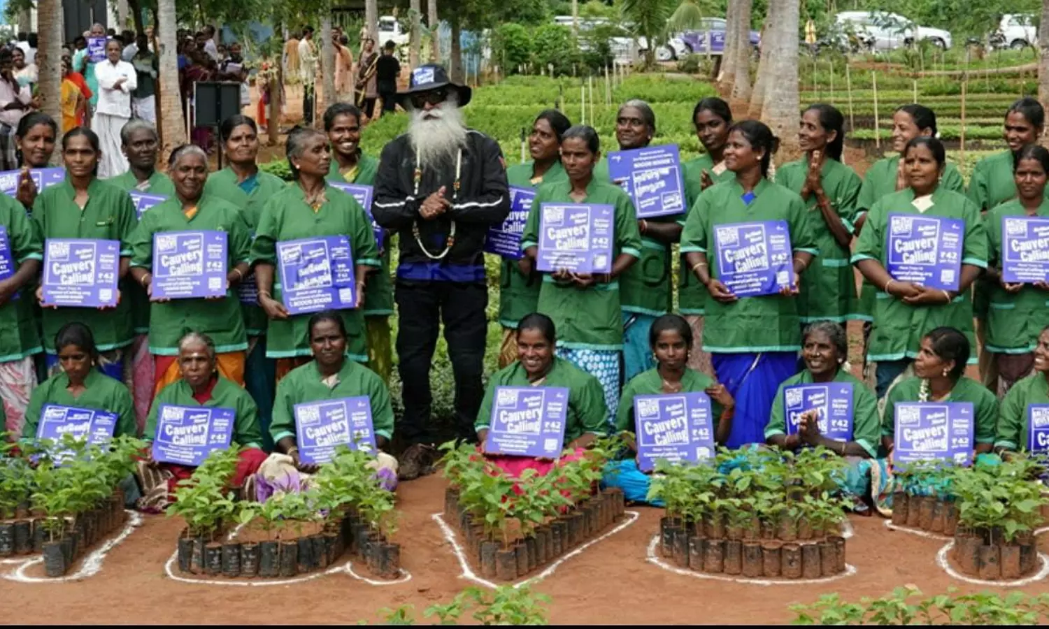 1.36 கோடி மரங்கள் நட்டு காவேரி கூக்குரல் இயக்கம் சாதனை