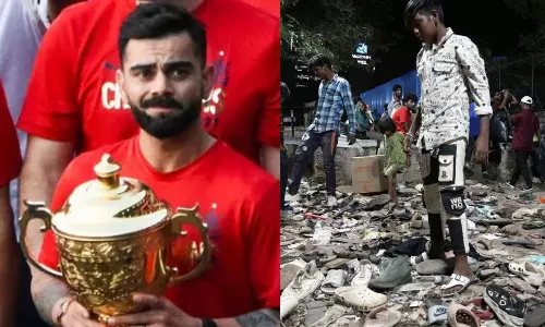 வெற்றிக் கொண்டாட்ட உயிரிழப்புகள்.. விராட், அனுஷ்கா ஜோடி இன்ஸ்டாவில் வருத்தம்