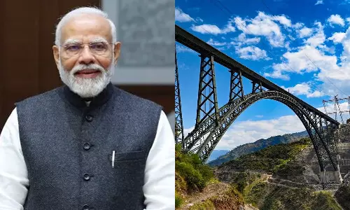 பிரதமர் மோடி நாளை காஷ்மீர் பயணம் - உலகின் உயரமான ரெயில்வே பாலத்தை திறந்து வைக்கிறார்