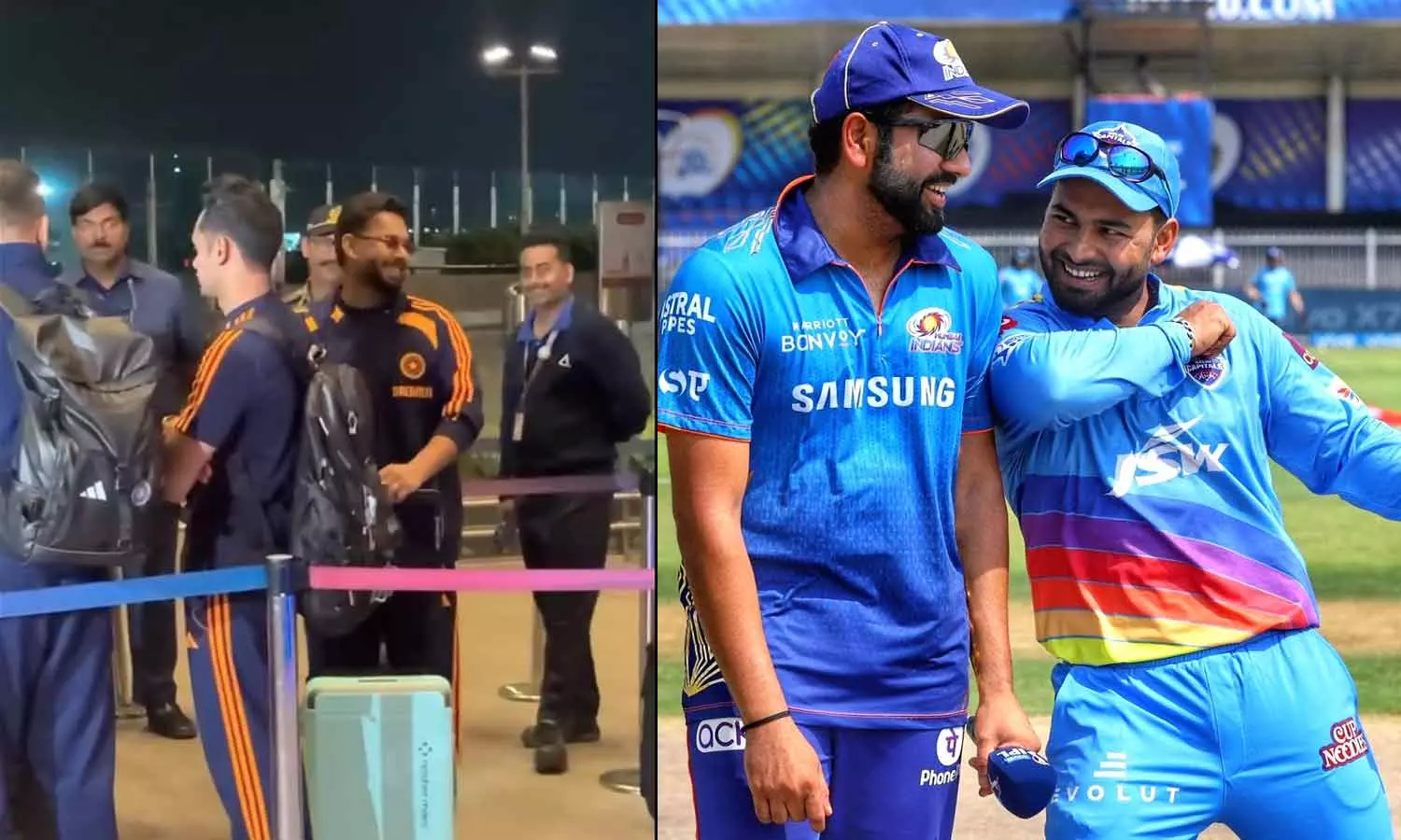 வீடியோ: ரோகித் சர்மா எங்கே? சிரித்தபடி ரிஷப் பண்ட் கொடுத்த பதில் வைரல் வீடியோ: ரோகித் சர்மா எங்கே? சிரித்தபடி ரிஷப் பண்ட் கொடுத்த பதில் வைரல்