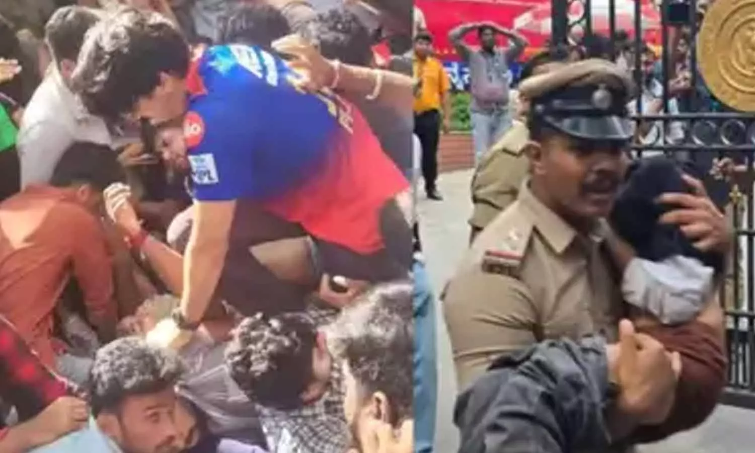 11 பேர் உயிரிழந்த வழக்கில் 4 பேர் கைது: கர்நாடக கிரிக்கெட் அசோசியேசன் சார்பில் ரிட் மனு தாக்கல் 11 பேர் உயிரிழந்த வழக்கில் 4 பேர் கைது: கர்நாடக கிரிக்கெட் அசோசியேசன் சார்பில் ரிட் மனு தாக்கல்
