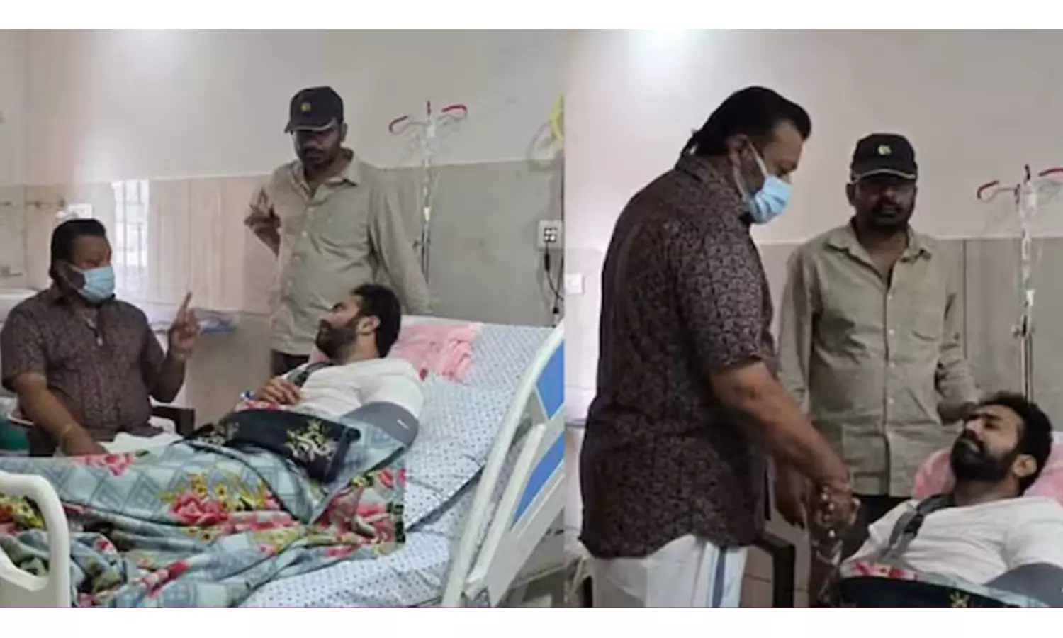 நடிகர் ஷைன்டாம் சாக்கோவை நேரில் சந்தித்து மத்திய மந்திரி சுரேஷ் கோபி ஆறுதல்