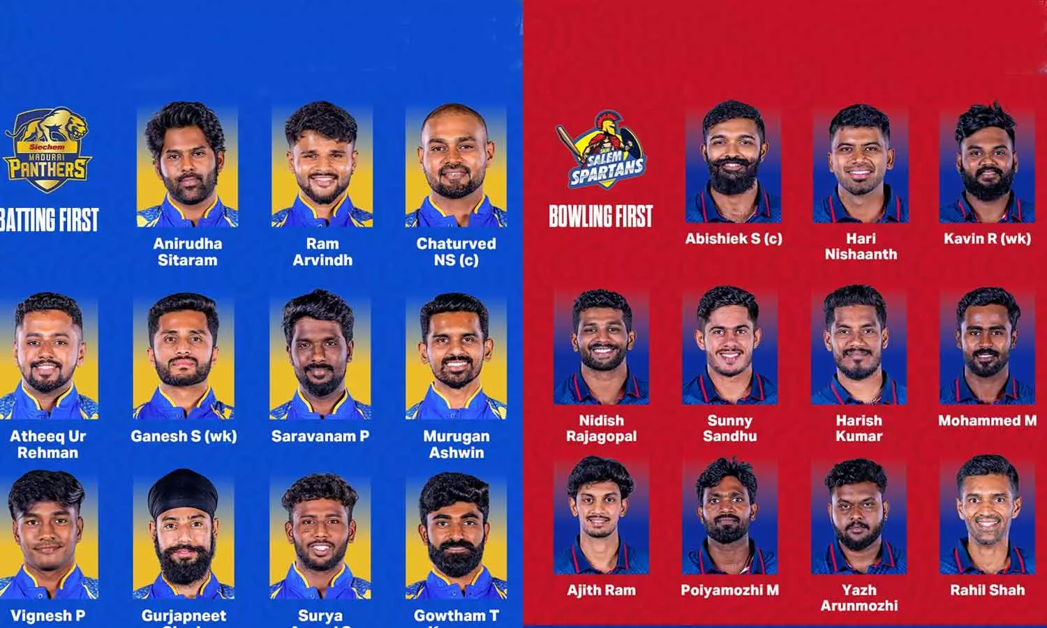 டிஎன்பிஎல்: மதுரை அணிக்கு எதிராக சேலம் அணி பந்து வீச்சு தேர்வு டிஎன்பிஎல்: மதுரை அணிக்கு எதிராக சேலம் அணி பந்து வீச்சு தேர்வு