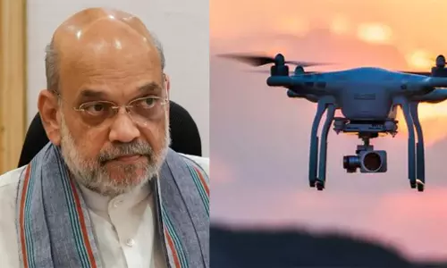 மதுரையில் அமித்ஷா தங்கியிருந்த ஓட்டல் பகுதியில் டிரோன் பறந்ததால் பரபரப்பு