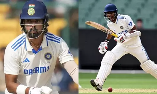 கே.எல்.ராகுல், அபிமன்யு ஈஸ்வரன் அரைசதம்: 2வது இன்னிங்சில் இந்தியா ஏ அணி முன்னிலை